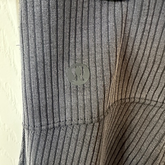 LULULEMON Black Ribbed Softstreme Flare Pant - Picture 8 of 9